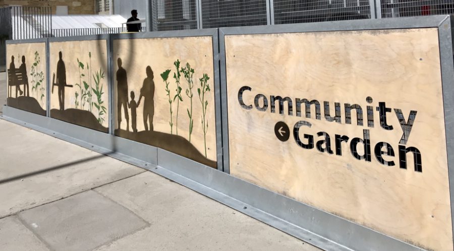 SIGNAGE is important in community gardens. Placed at the garden entrance, it helps to establish...